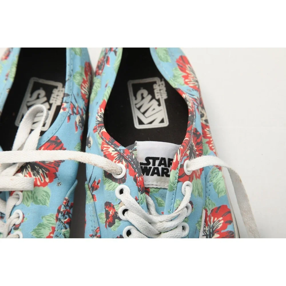 Vans Star Wars Yoda Aloha Authentic Men's US 9.5 Floral Hawaiian Sneakers